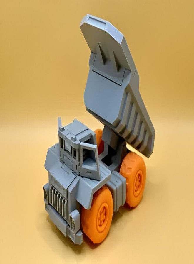 3D CRAFT Mini Construction Plastic Dump Truck Toy,Multicolor,Figure Toy, Die-Cast Model Vehicle - Image 3